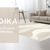 Stylish Transitional Creamy Swirl Art(Beige)