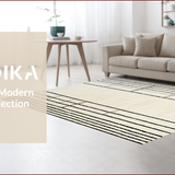 Contemporary Geometric Stripe Elegance(Beige)