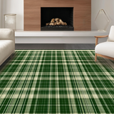 Rustic Olive Tartan Elegance(Green)
