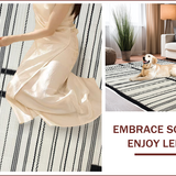 Chic Earthy Striped Motif(Black)