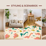 Cute Prehistoric Patterned Aesthetic(Beige)