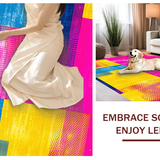 Chic Whimsical Color Burst Motif(Pink)