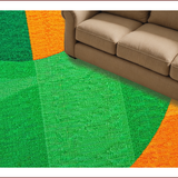 Ultra Soft Area Rug, Non Slip, Stain Resistant, Washable Area Rugs for Living Room, Bedroom, Vibrant Ombre Bedroom Nursery Non-Slip Area Carpet(Green)