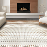 Ultra Soft Area Rug, Non Slip, Stain Resistant, Washable Area Rugs for Living Room, Bedroom, Contemporary Graphic Animal Print(Beige)