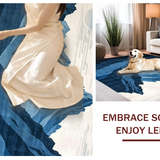 Contemporary Geometric Mountain Vibes(Blue)