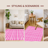 Vibrant Fun Checkered Texture(Pink)