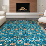 Eclectic Vintage Abstract Palette(Blue)