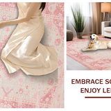 Contemporary Cozy Blush Shag Style(Pink)