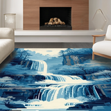 Striking Water Inspired Geometry(Blue)