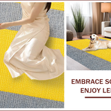 Ultra Soft Area Rug, Non Slip, Stain Resistant, Washable Area Rugs for Living Room, Bedroom, Soft Plush Non Slip Tub Mat for Minimalist Bathrooms(Yellow)