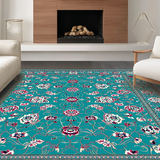 Traditional Ethnic Teal Medallion(Green)