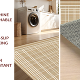 Cozy Striped Symmetrical Arrangement(Beige)