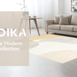 Ultra Soft Area Rug, Non Slip, Stain Resistant, Washable Area Rugs for Living Room, Bedroom, Trendy Transitional Light Palette(Gold)
