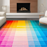 Chic Multicolored Fluid Motif(Yellow)