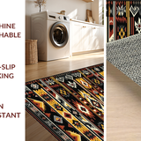 Modern Tribal Motif with Bold Contrast(Red)
