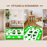 Lucky Green Celtic Design Doormat(Green)