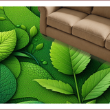 Ultra Soft Area Rug, Non Slip, Stain Resistant, Washable Area Rugs for Living Room, Bedroom, Cottagecore Green Moss Bathroom Mat Non-Slip Absorbent(Green)
