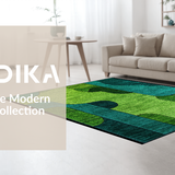 Artistic Textured Layered Composition(Green)