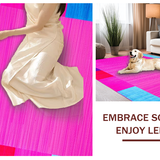 Ultra Soft Area Rug, Non Slip, Stain Resistant, Washable Area Rugs for Living Room, Bedroom, Joyful Multicolored Nature-Inspired Design(Pink)