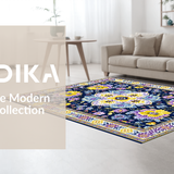 Chic Earthy Floral Composition(Blue)