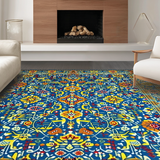 Striking Colorful Diamond Layout(Blue)
