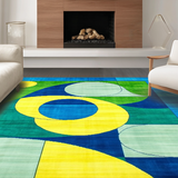 Contemporary Colorful Geometric Aesthetic(Blue)