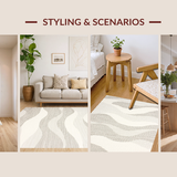 Luxurious Modern Fluid Motif(Beige)