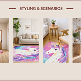 Whimsical Rainbow Shag Appeal(Pink)