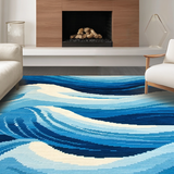 Artistic Marine Curvature Style(Blue)
