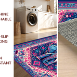 Vibrant Elephant Artistry(Blue)