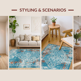 Cozy Abstract Blue Motif(Blue)