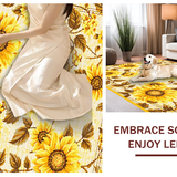 Charming Textured Sunflower Design(Yellow)