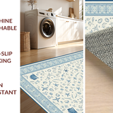 Ultra Soft Area Rug, Non Slip, Stain Resistant, Washable Area Rugs for Living Room, Bedroom, Serene Beach Vibes Decorative Piece(Blue)
