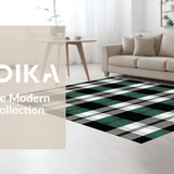 Earthy Tone Striped Farmhouse Style(Black)