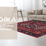 Dynamic Nature Inspired Textile Art(Red)