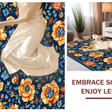 Ornate Floral Geometric Fusion(Blue)