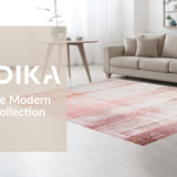 Ultra Soft Area Rug, Non Slip, Stain Resistant, Washable Area Rugs for Living Room, Bedroom, Artistic Tie-Dye Fuzzy Texture(Pink)