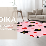 Contemporary Heartfelt Cat Design(Pink)