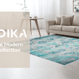 Contemporary Floral Textural Fusion(Blue)