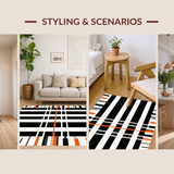 Stylish Neutral Toned Abstract Design(Black)