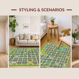 Contemporary Tan Cityscape(Gray)