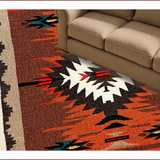 Ultra Soft Area Rug, Non Slip, Stain Resistant, Washable Area Rugs for Living Room, Bedroom, Southwest Chocolate Living Room Non-Slip Area Rug(Brown)