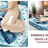 Striking Ethereal Round Design(Blue)