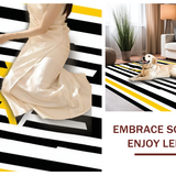 Contemporary Striped Decorative(Black)