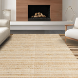 Ultra Soft Area Rug, Non Slip, Stain Resistant, Washable Area Rugs for Living Room, Bedroom, Simple Warm Beige Aesthetic(Beige)