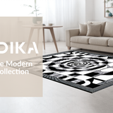 Dynamic Monochrome Vortex Aesthetic(Black)