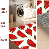 Ultra Soft Area Rug, Non Slip, Stain Resistant, Washable Area Rugs for Living Room, Bedroom, Vibrant Cheerful Watermelon Aesthetic(Red)