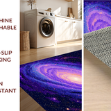 Ultra Soft Area Rug, Non Slip, Stain Resistant, Washable Area Rugs for Living Room, Bedroom, Radiant Colorful Constellation Layout(Purple)