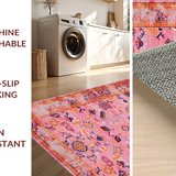 Dynamic Floral Whirlwind Motif(Pink)