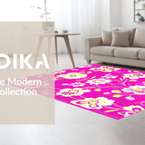 Delightful Round Plush Pastel Charm(Pink)